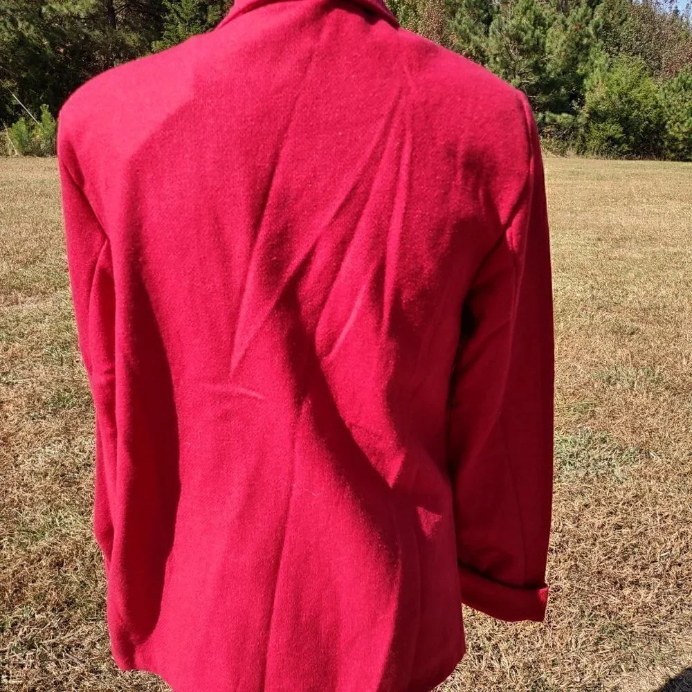 JACLYN SMITH Women's Red Coat Size Small  (NWT) - Picture 4 of 9